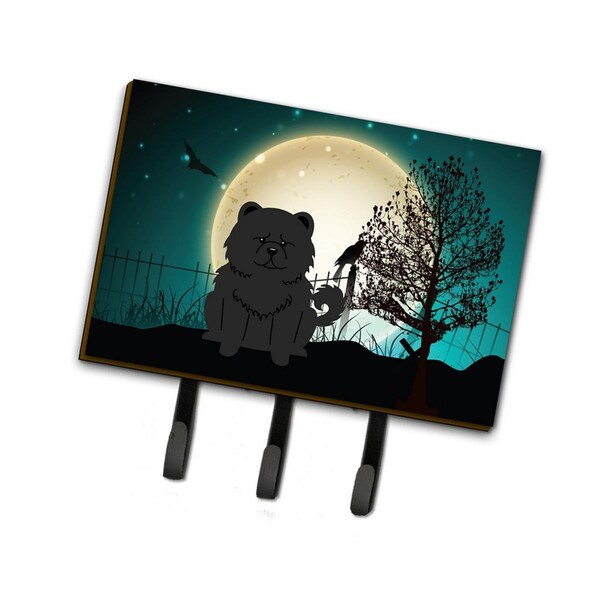 Carolines Treasures Halloween Scary Chow Chow Black Leash or Key Holder BB2333TH68 - main